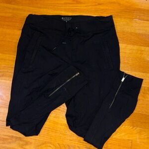 Athleta joggers with zippers